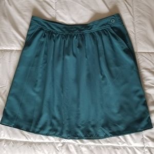 Teal blue skirt